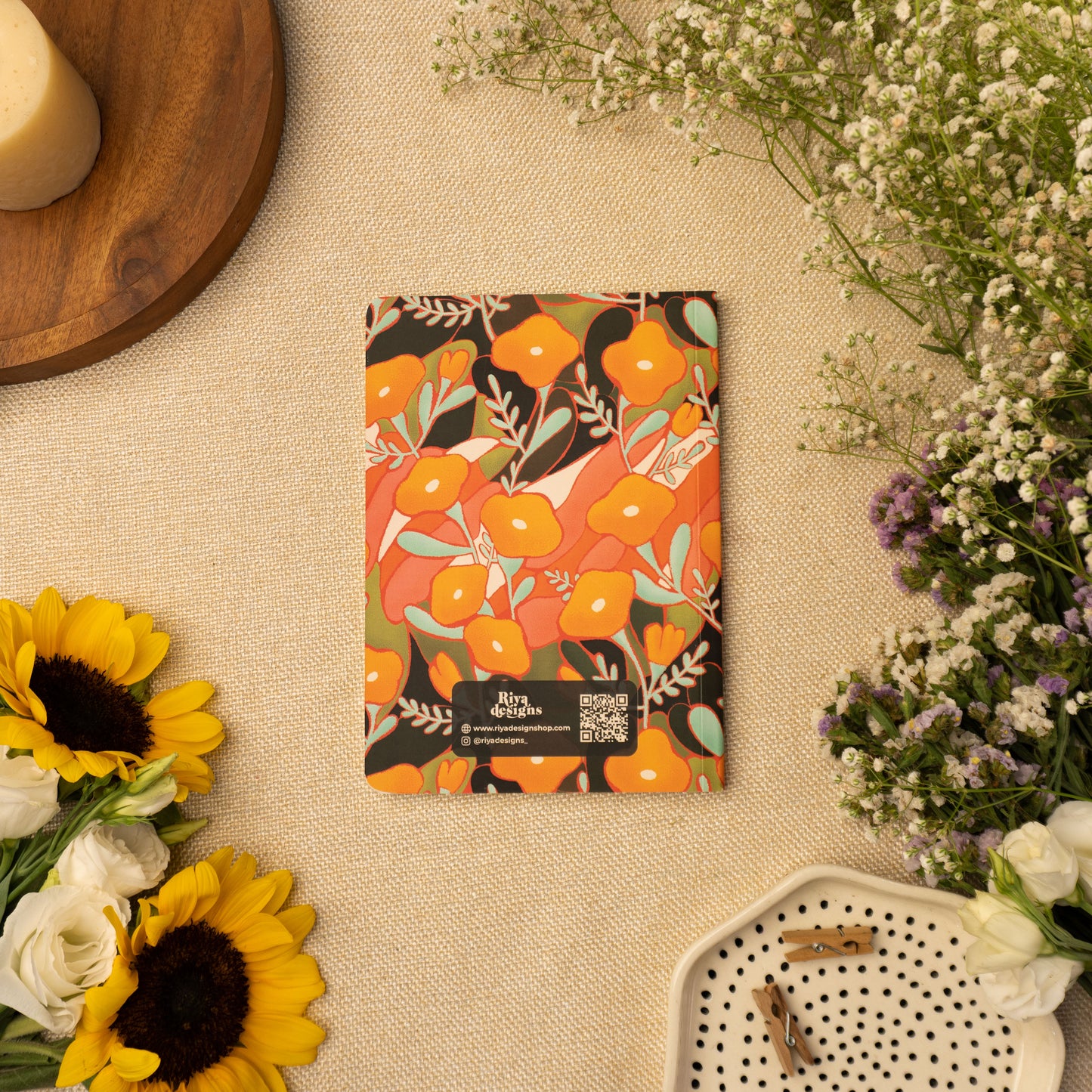 Autumn Bloom Daily Journal Notebook