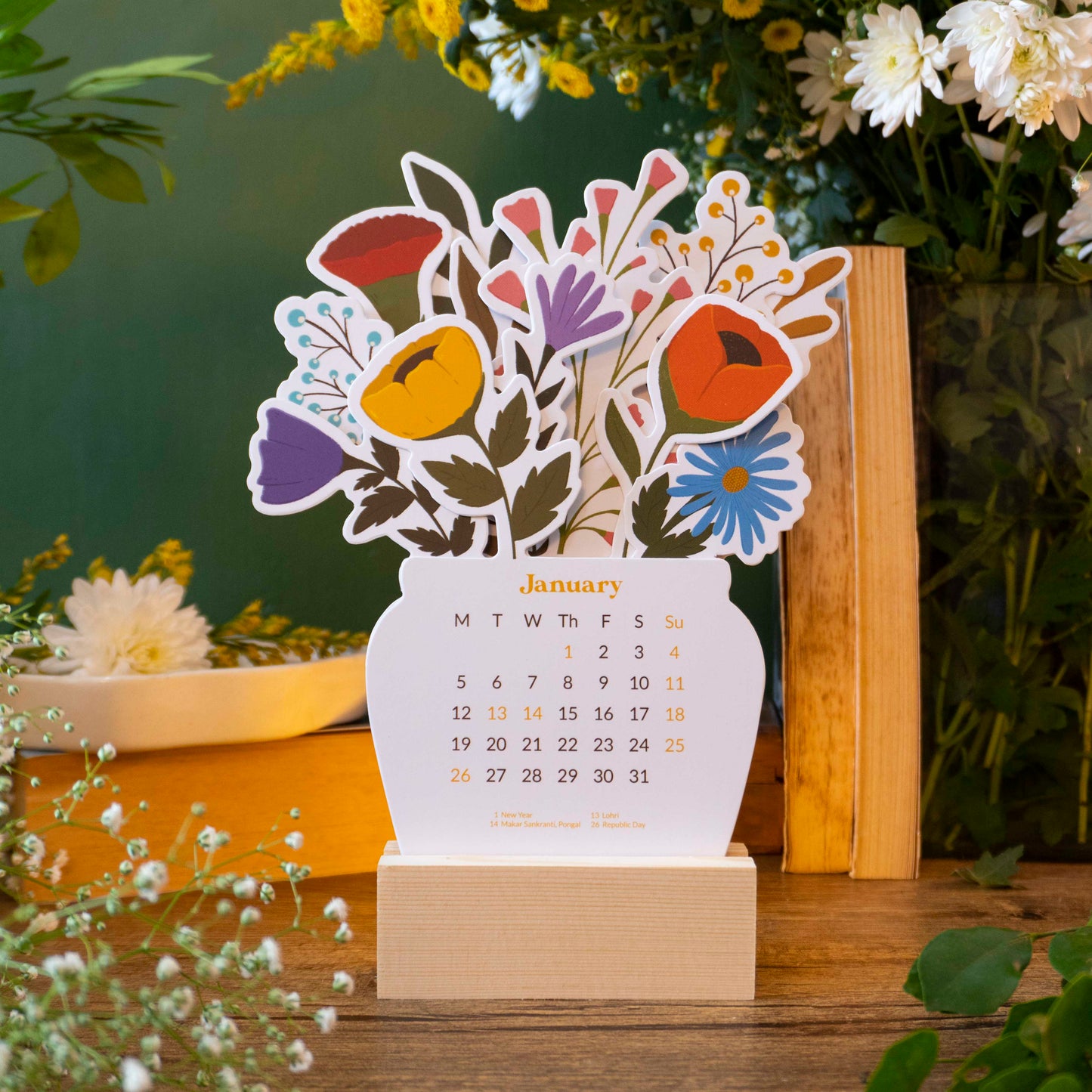 A Year In Full Bloom 2026 Calendar