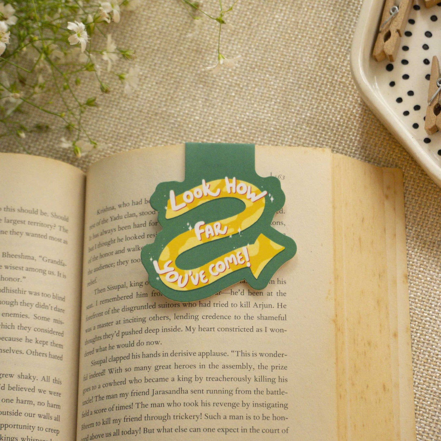 Look How Far You Have Come Magnetic Bookmark