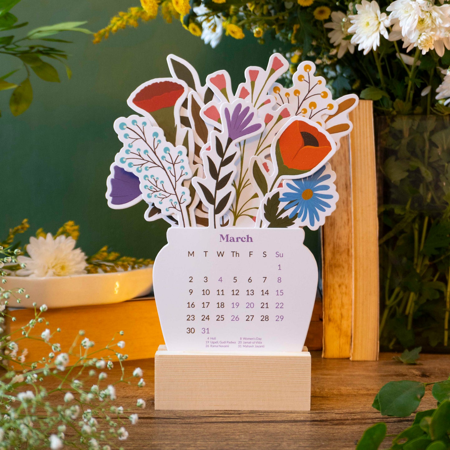A Year In Full Bloom 2026 Calendar