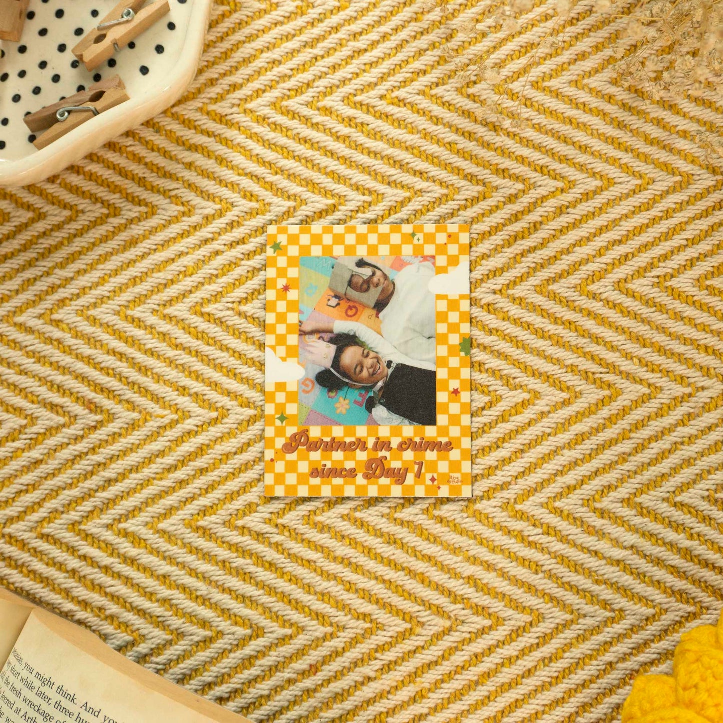 Partner In Crime Custom Photo Magnet