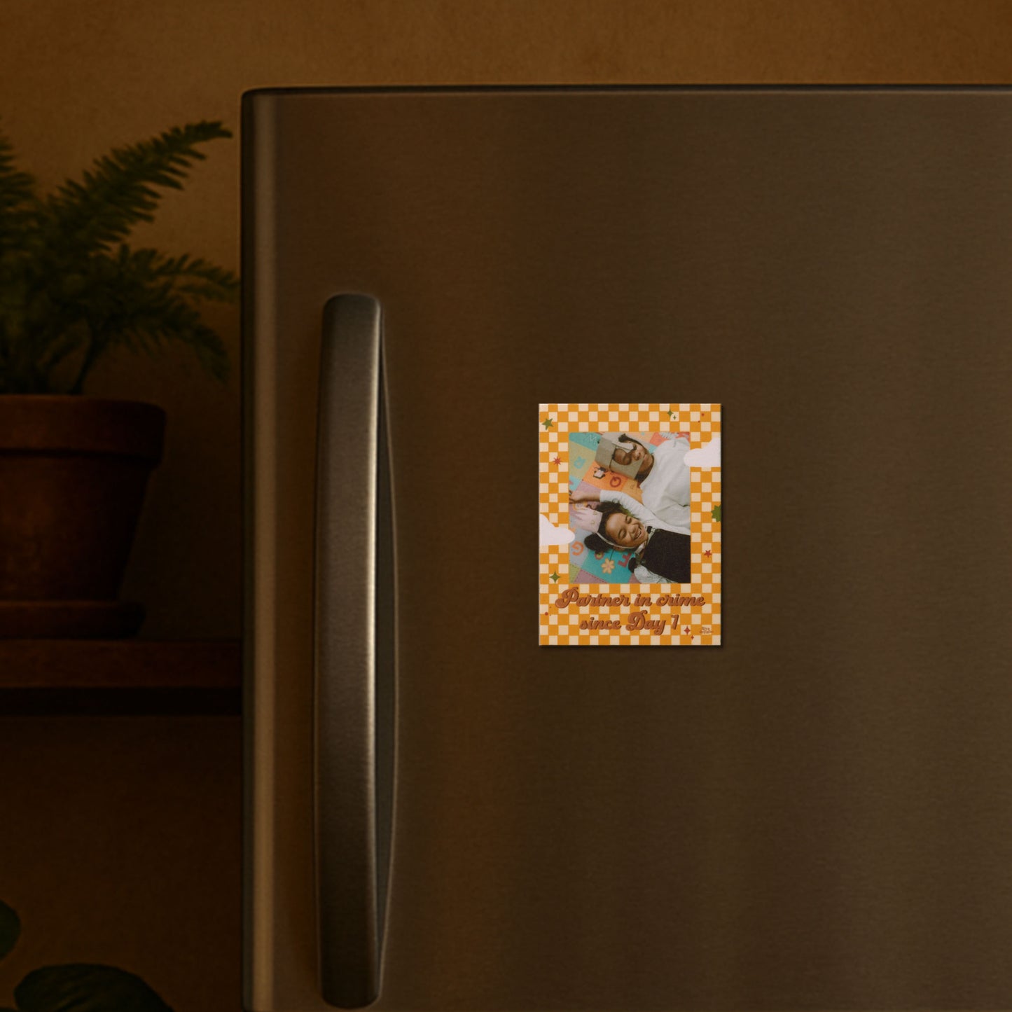 Partner In Crime Custom Photo Magnet
