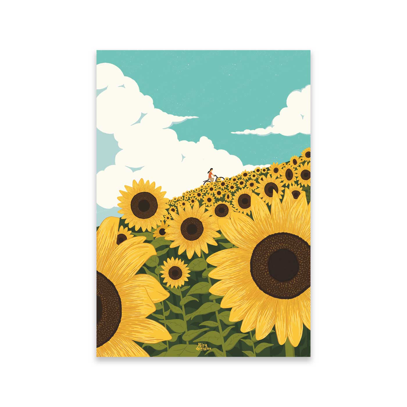 Sunflower Field Art Print