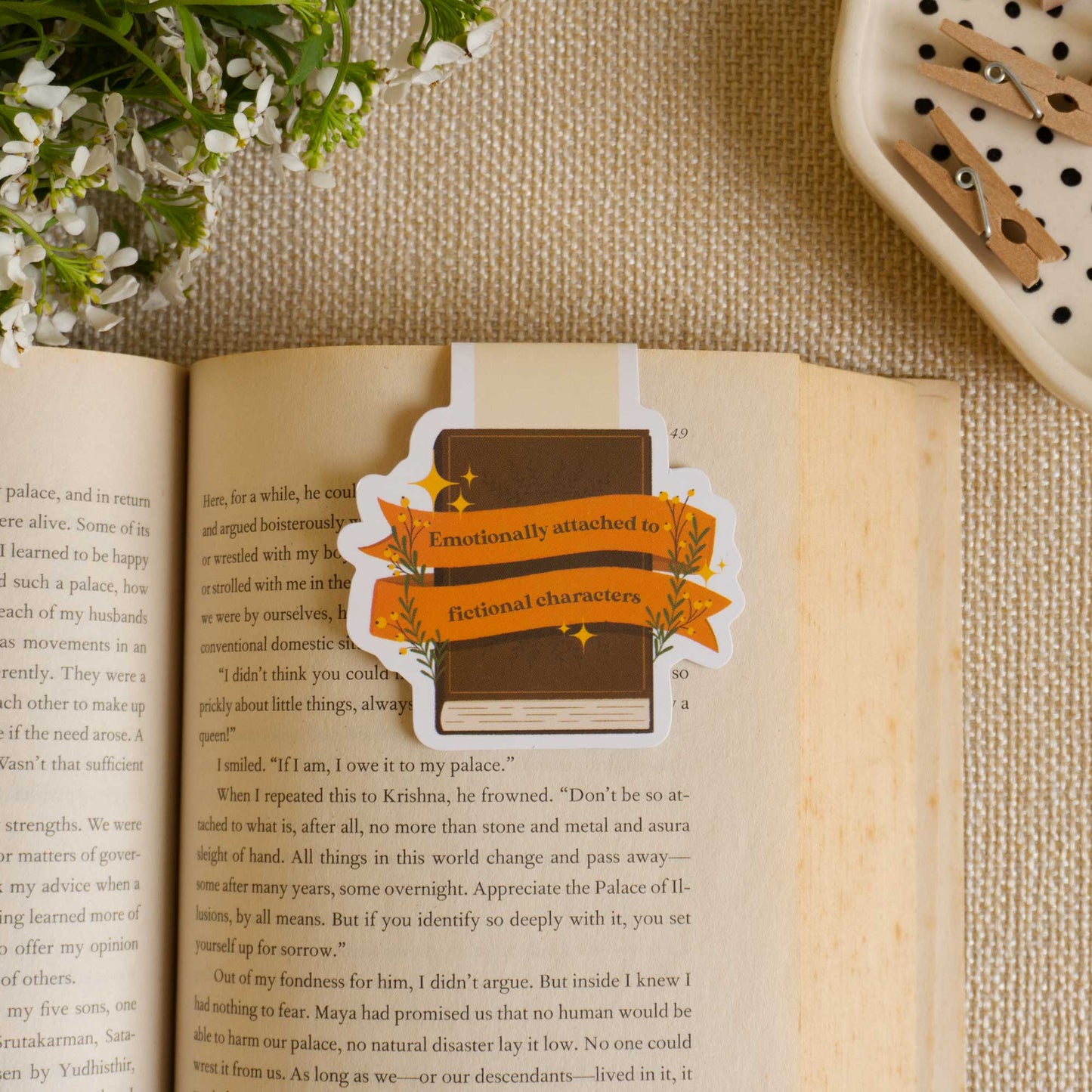 Set of 10 Magnetic Bookmarks