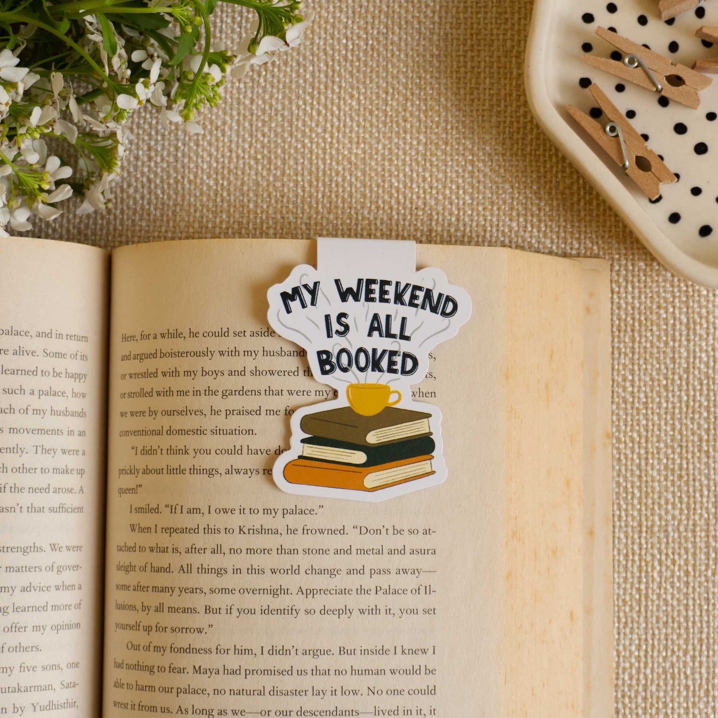 Bold & Bright Set of 6 Magnetic Bookmarks