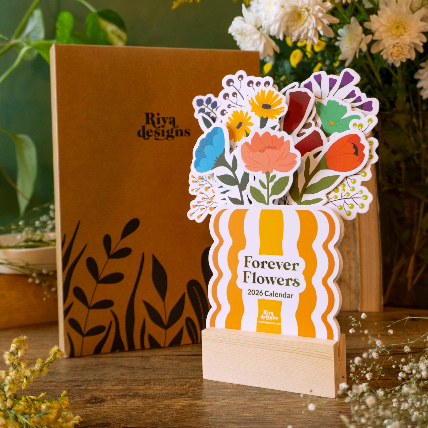 Forever Flowers 2026 Calendar