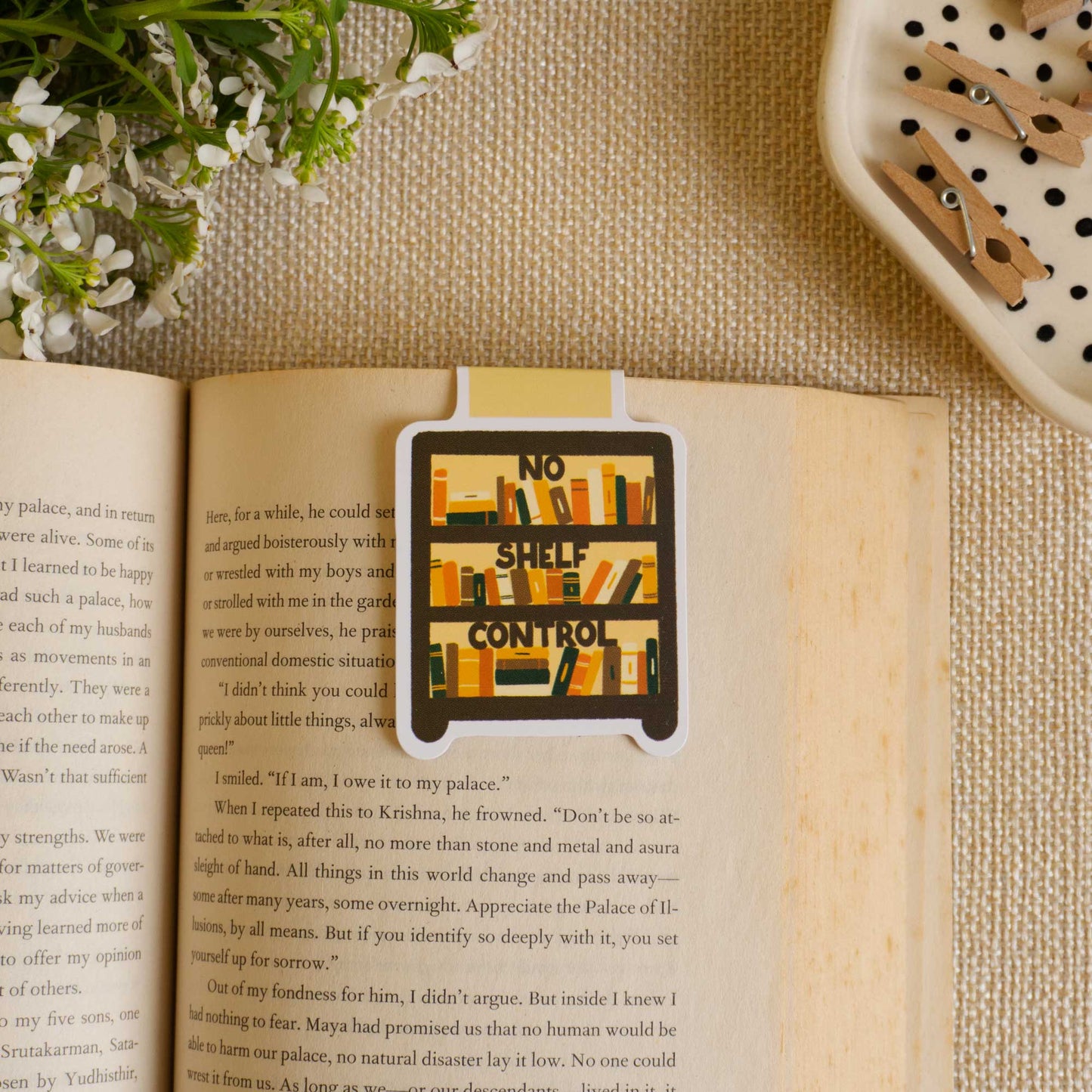 Bold & Bright Set of 6 Magnetic Bookmarks