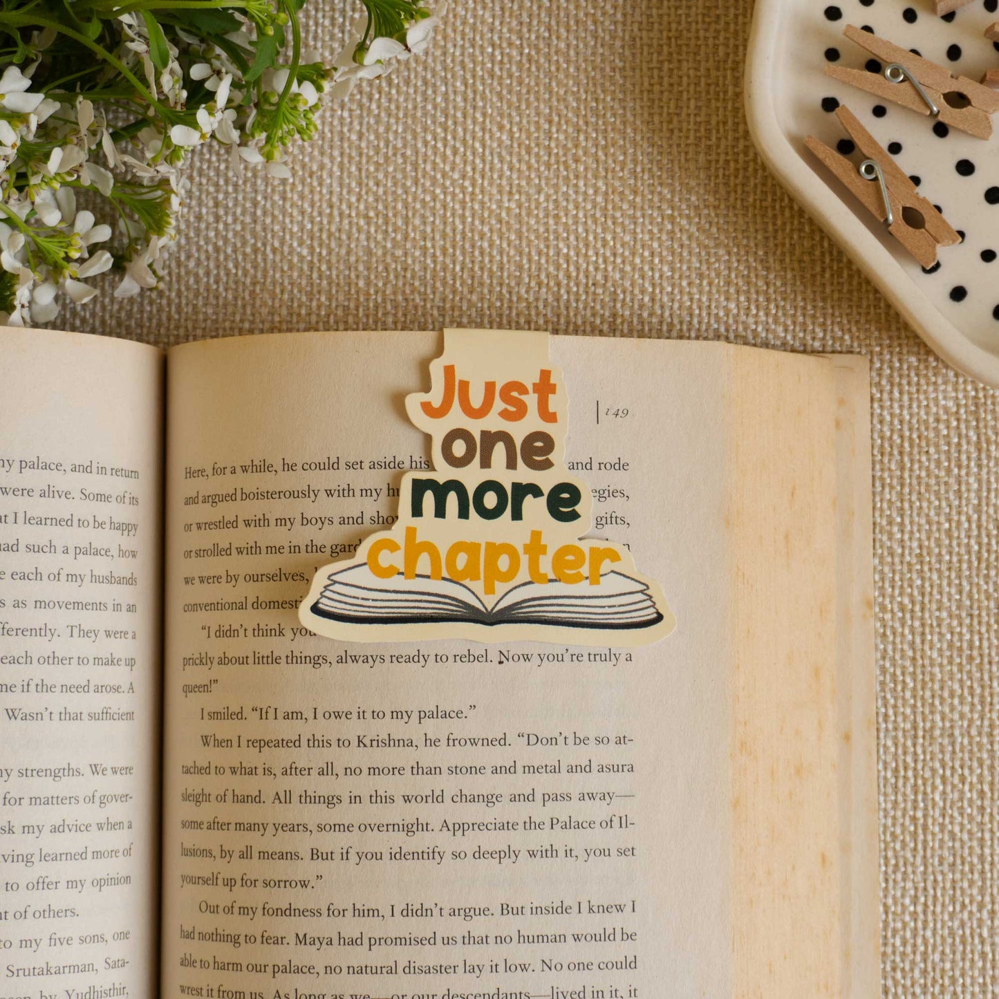 Bold & Bright Set of 6 Magnetic Bookmarks