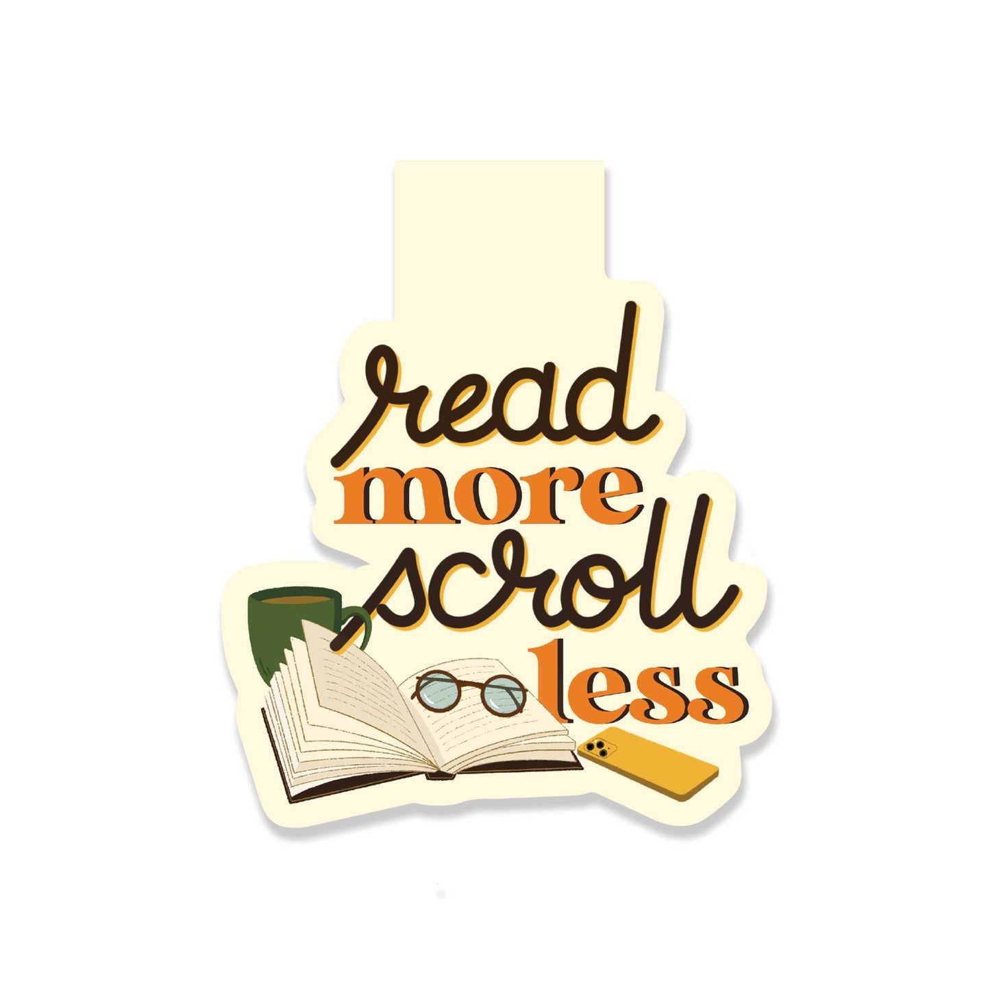Read More Scroll Less Magnetic Bookmark