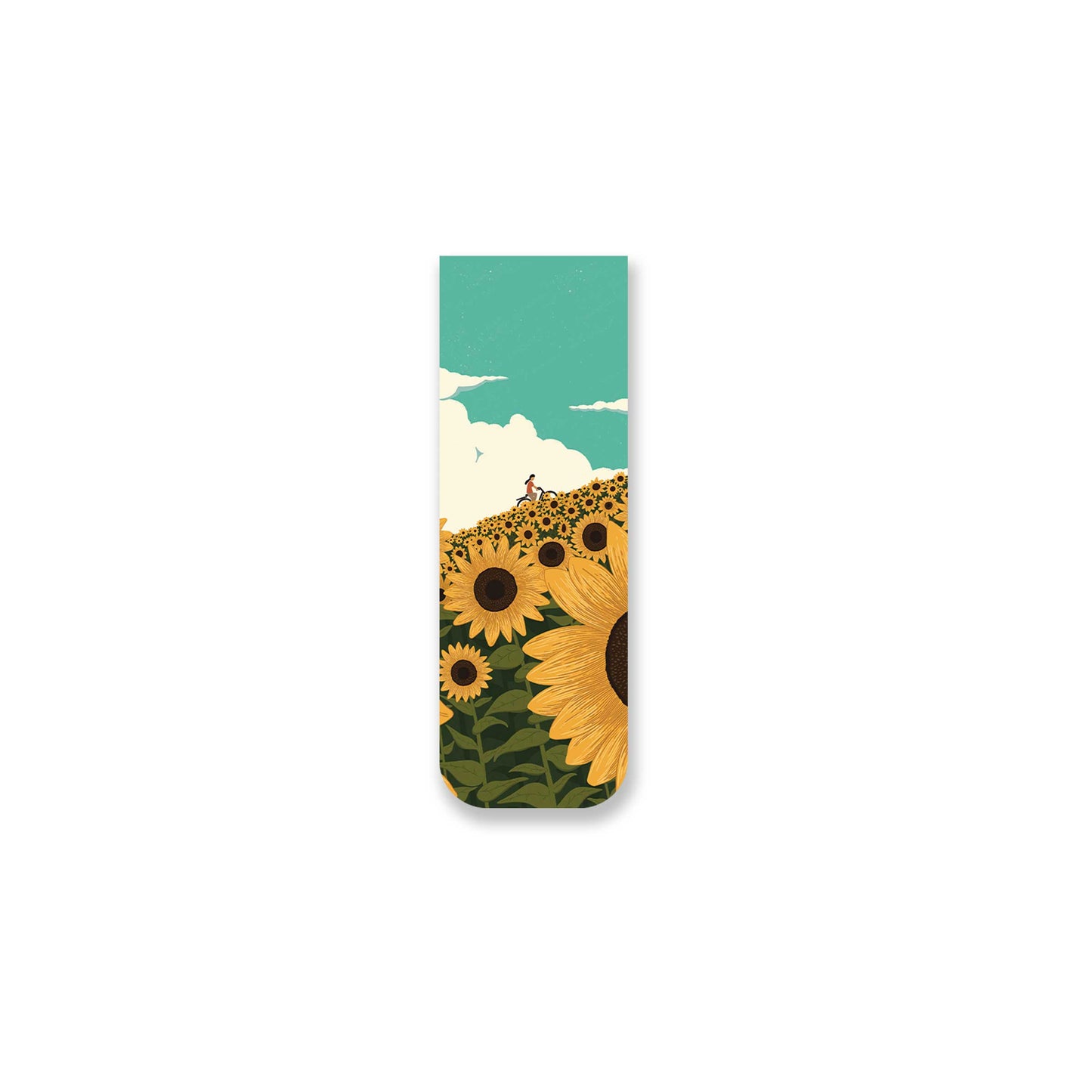 Sunflower Skies Magnetic Bookmark