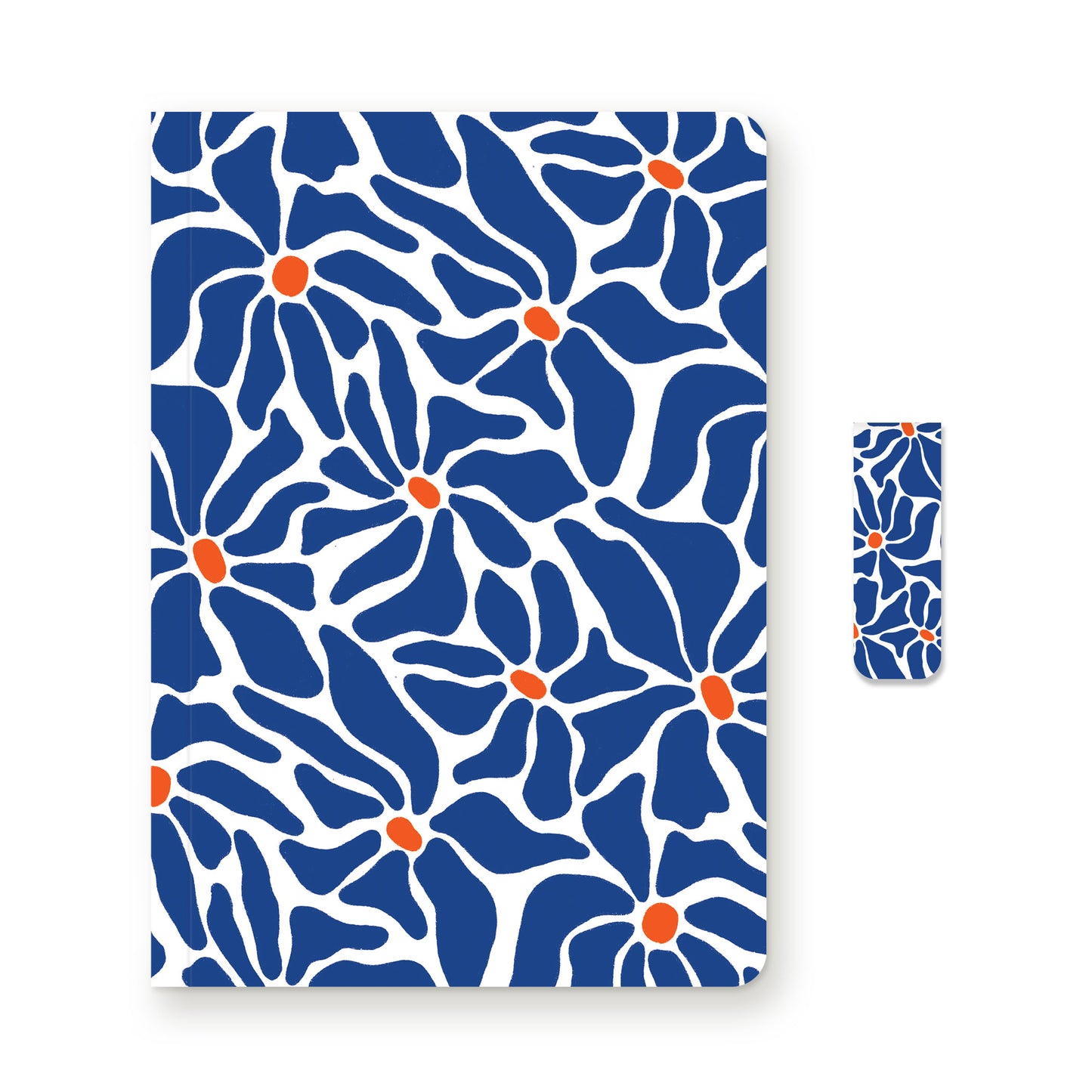 Indigo Blooms Daily Journal Notebook