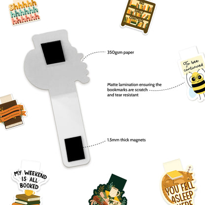 Emotionally Attached To Fictional Characters Magnetic Bookmark