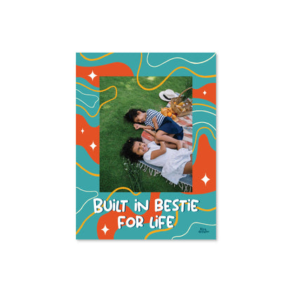 Built In Bestie For Life Custom Photo Magnet
