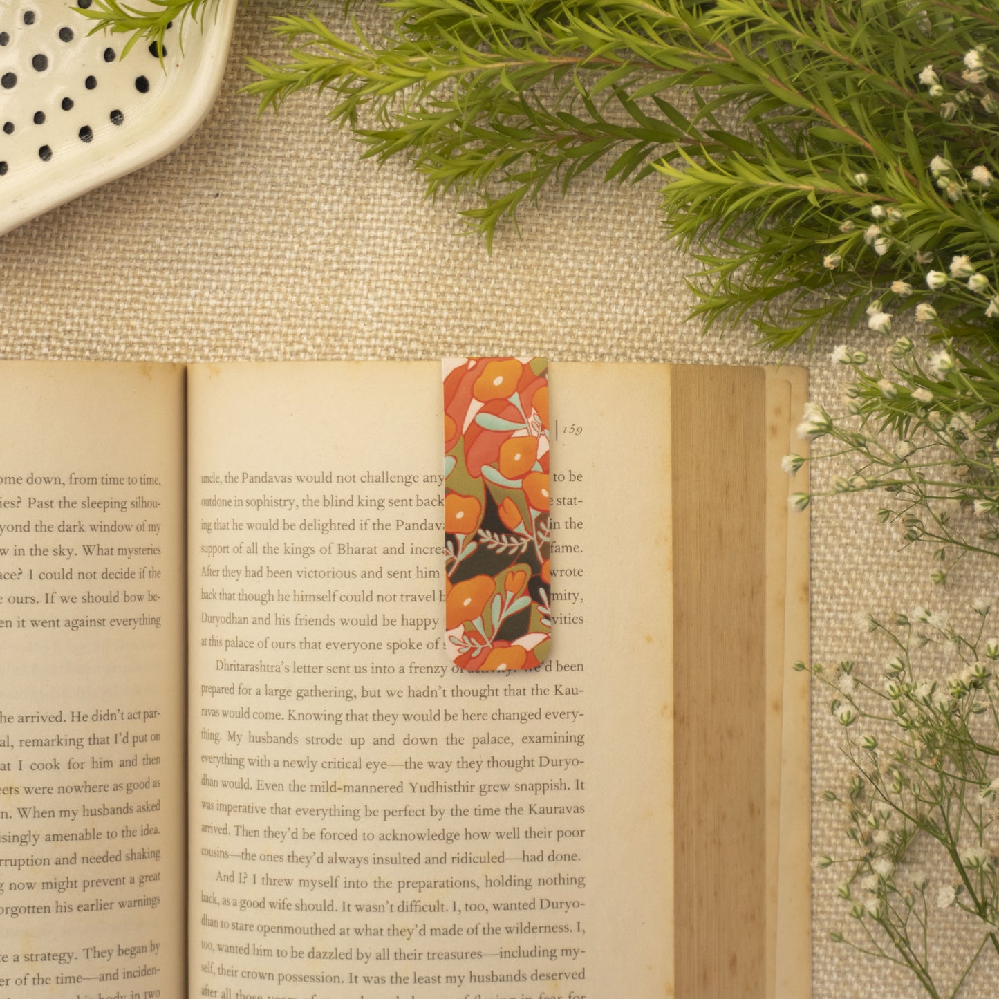 Autumn Bloom Magnetic Bookmark