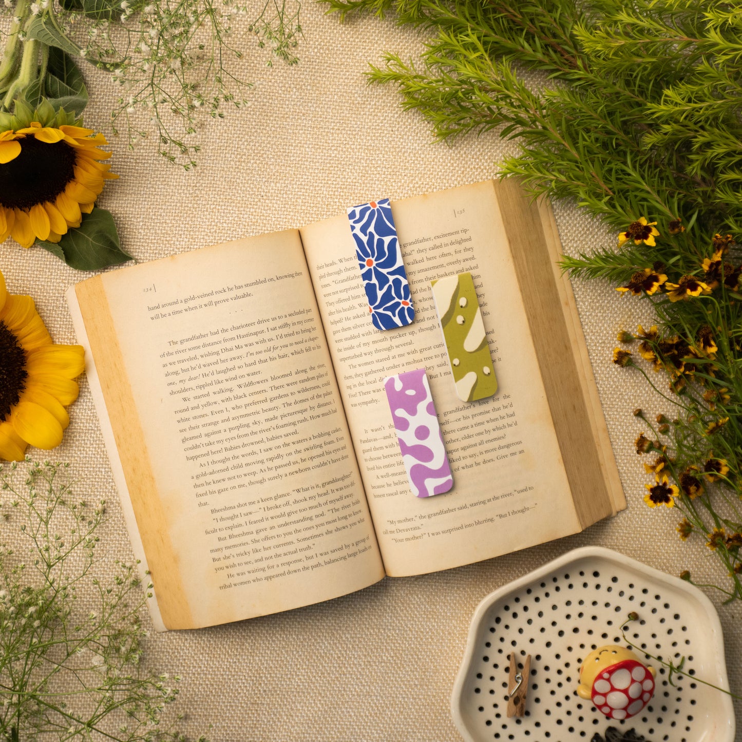Bright Ideas Set of 3 Magnetic Bookmarks