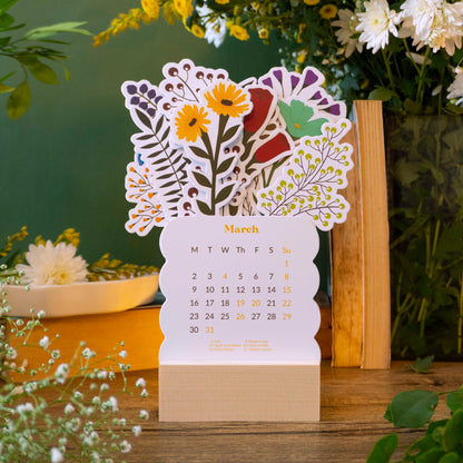 Forever Flowers 2026 Calendar