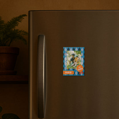 Number 1 Father Custom Photo Magnet