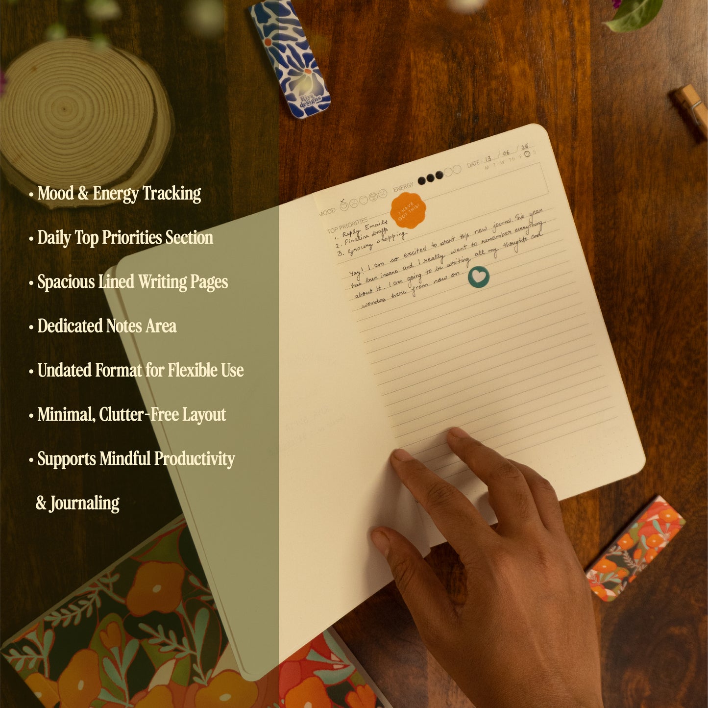 Trust The Process Daily Journal Notebook