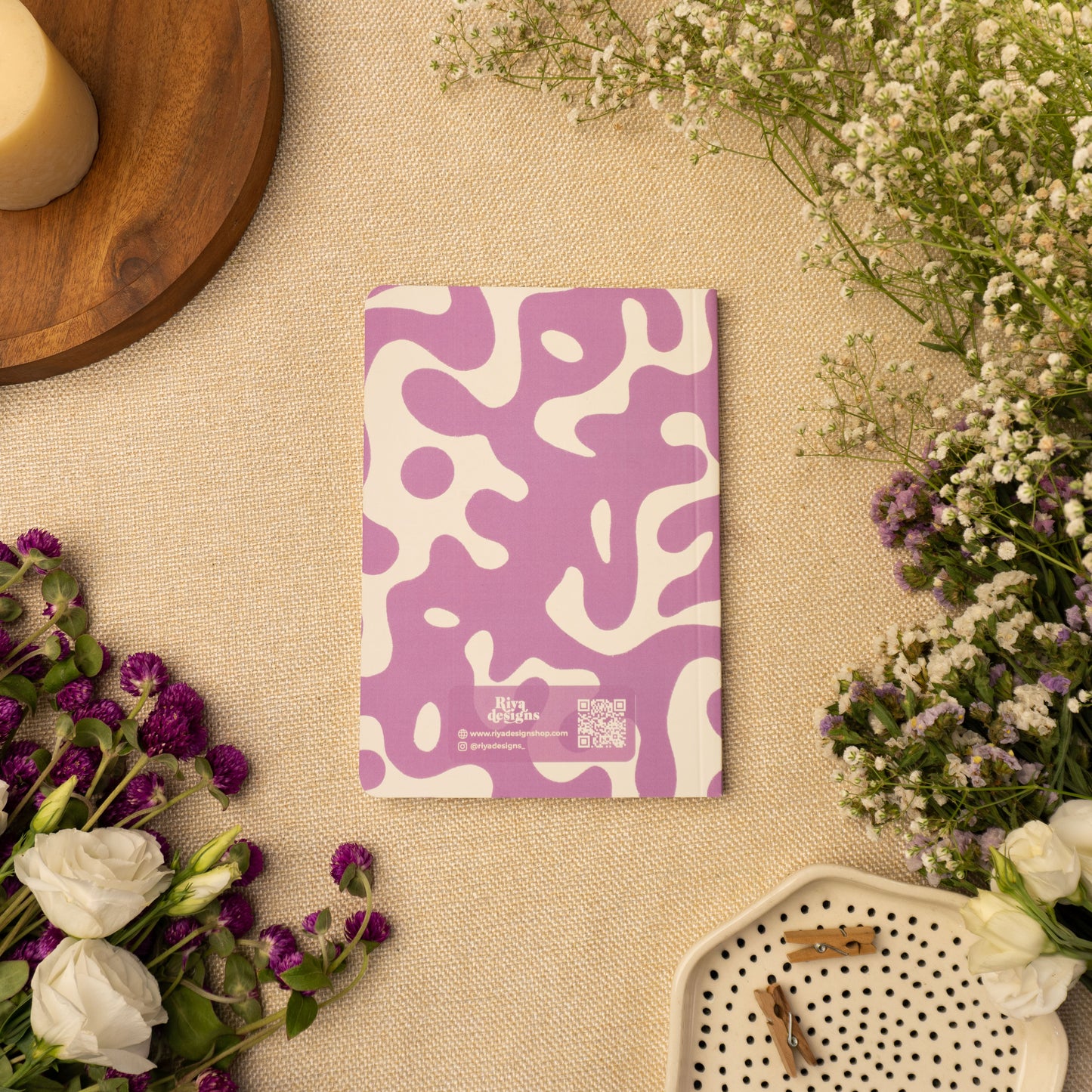 Lilac Haze Daily Journal Notebook