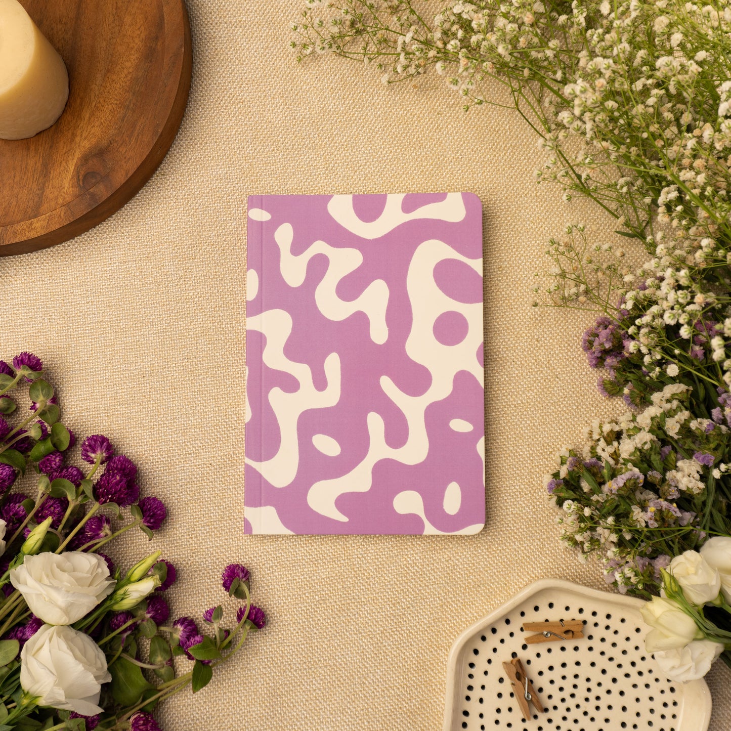 Lilac Haze Daily Journal Notebook