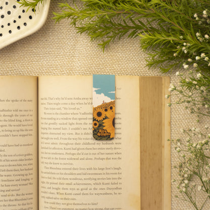 Sunflower Skies Magnetic Bookmark