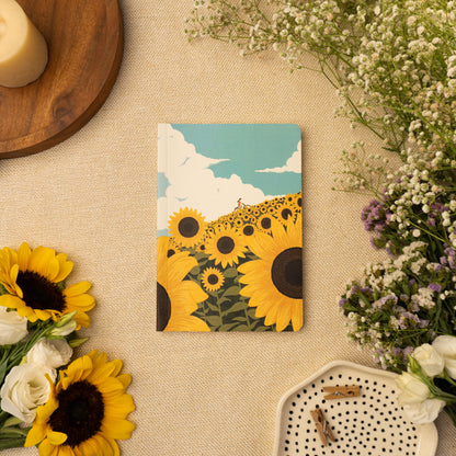 Sunflower Skies Daily Journal Notebook