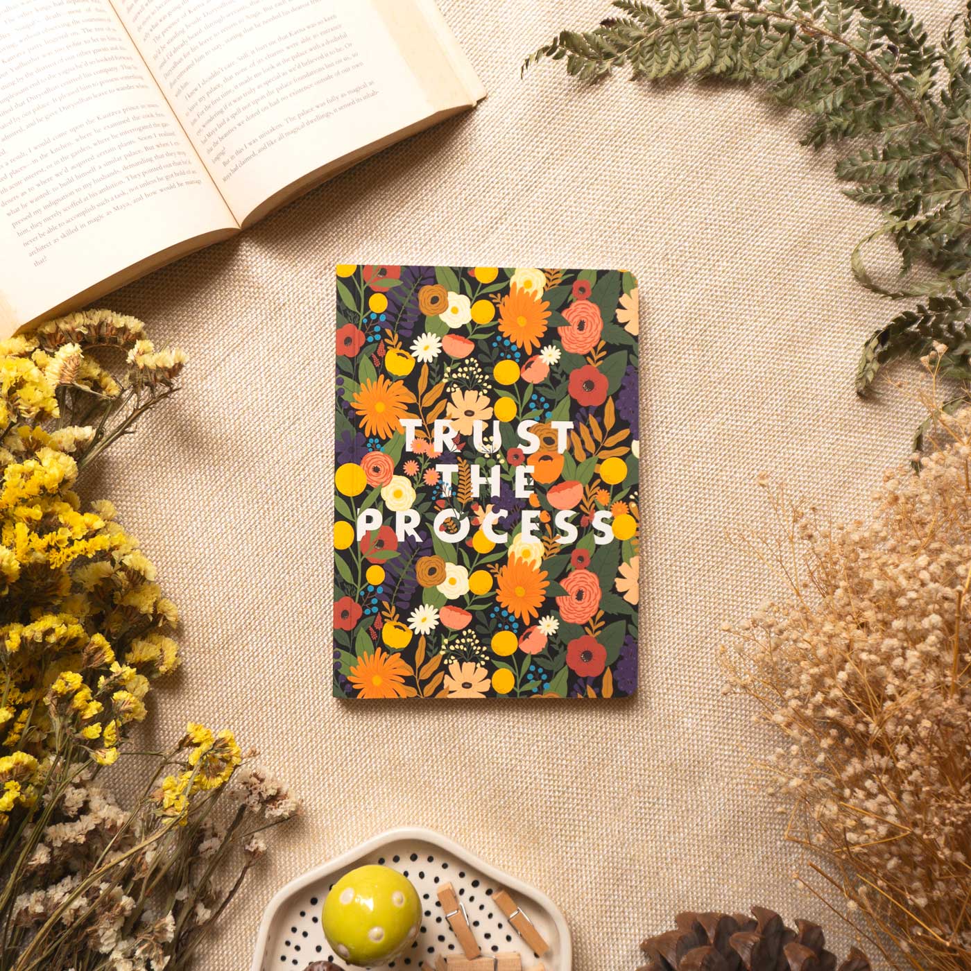 Trust The Process Notebook – Riya Designs