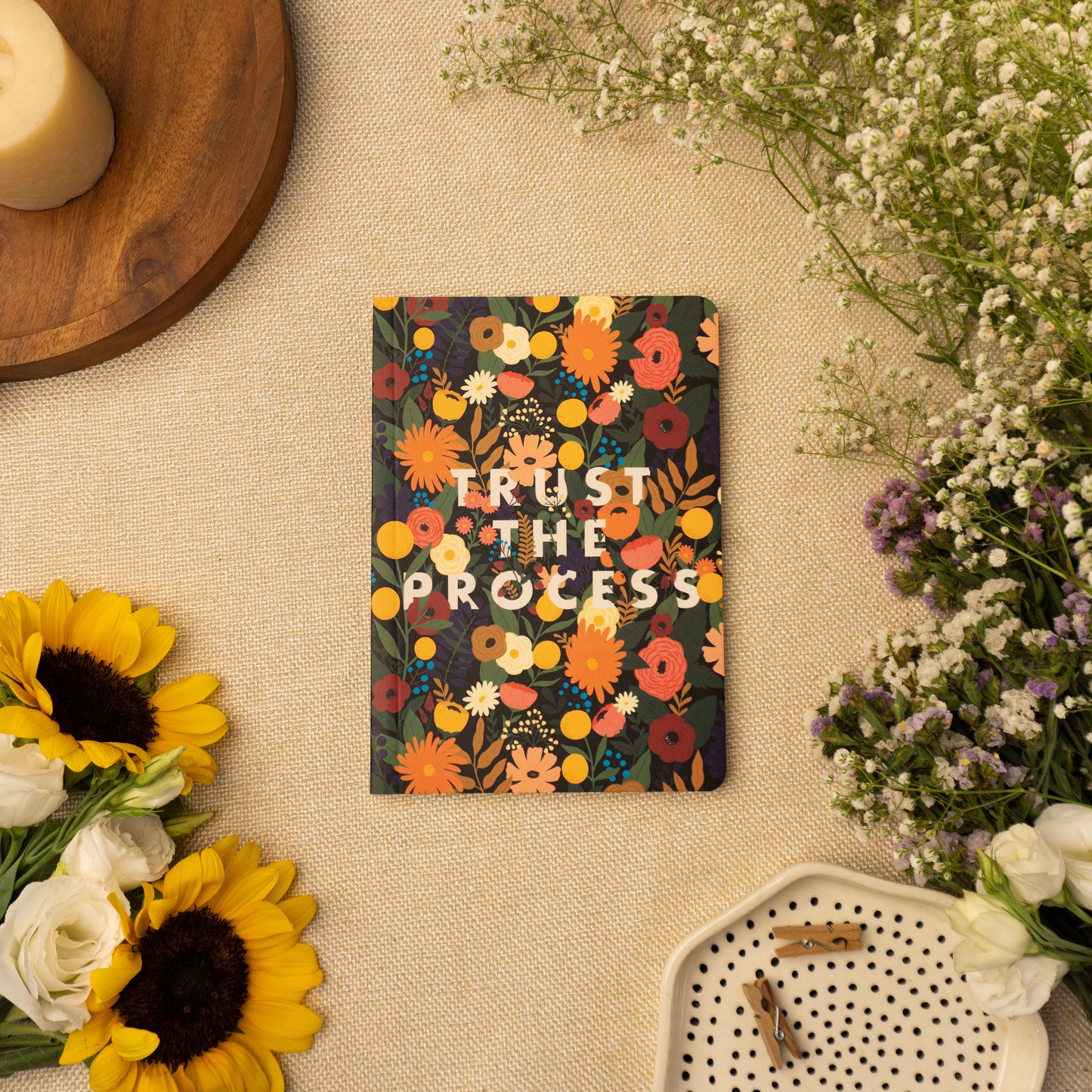 Trust The Process Daily Journal Notebook
