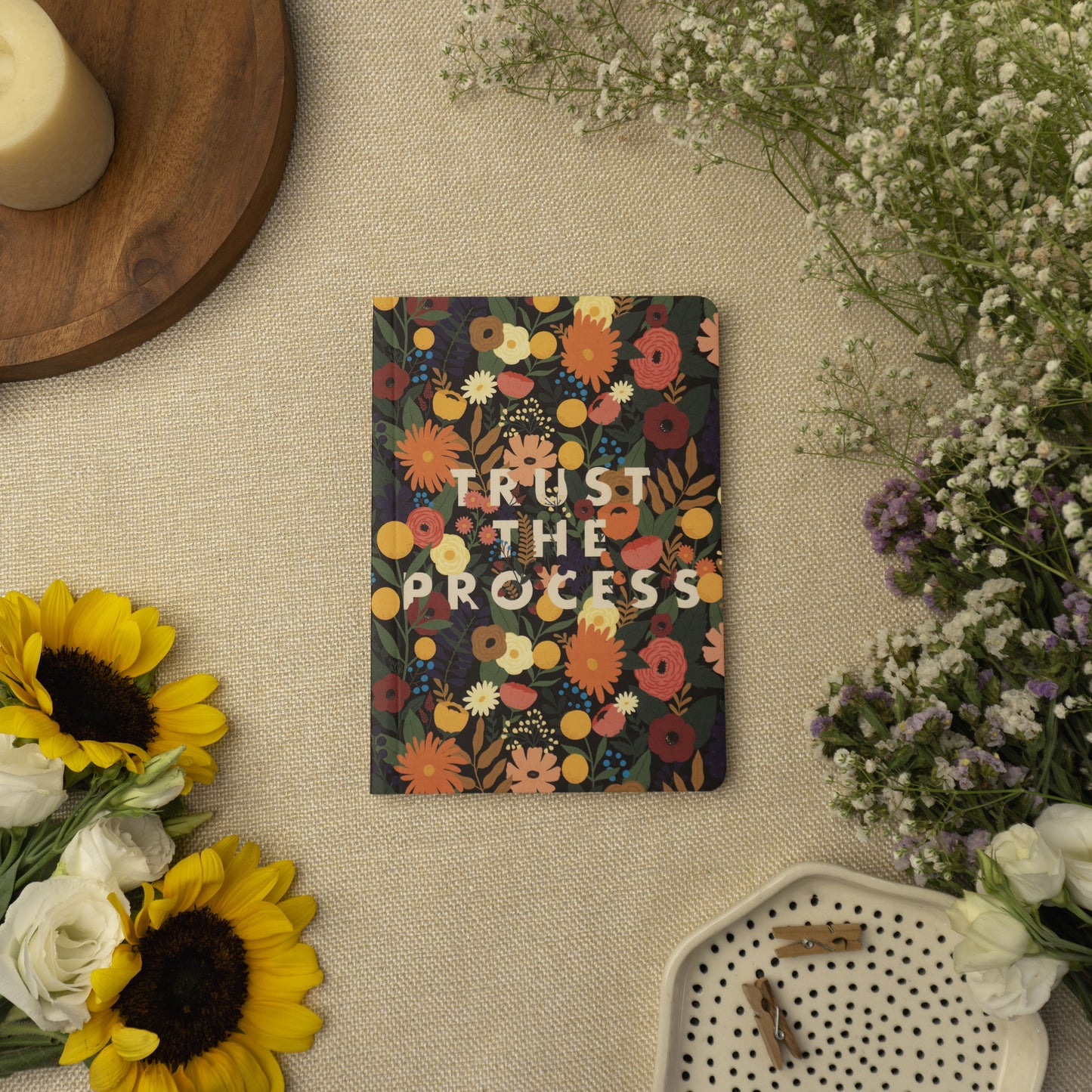 Trust The Process Daily Journal Notebook
