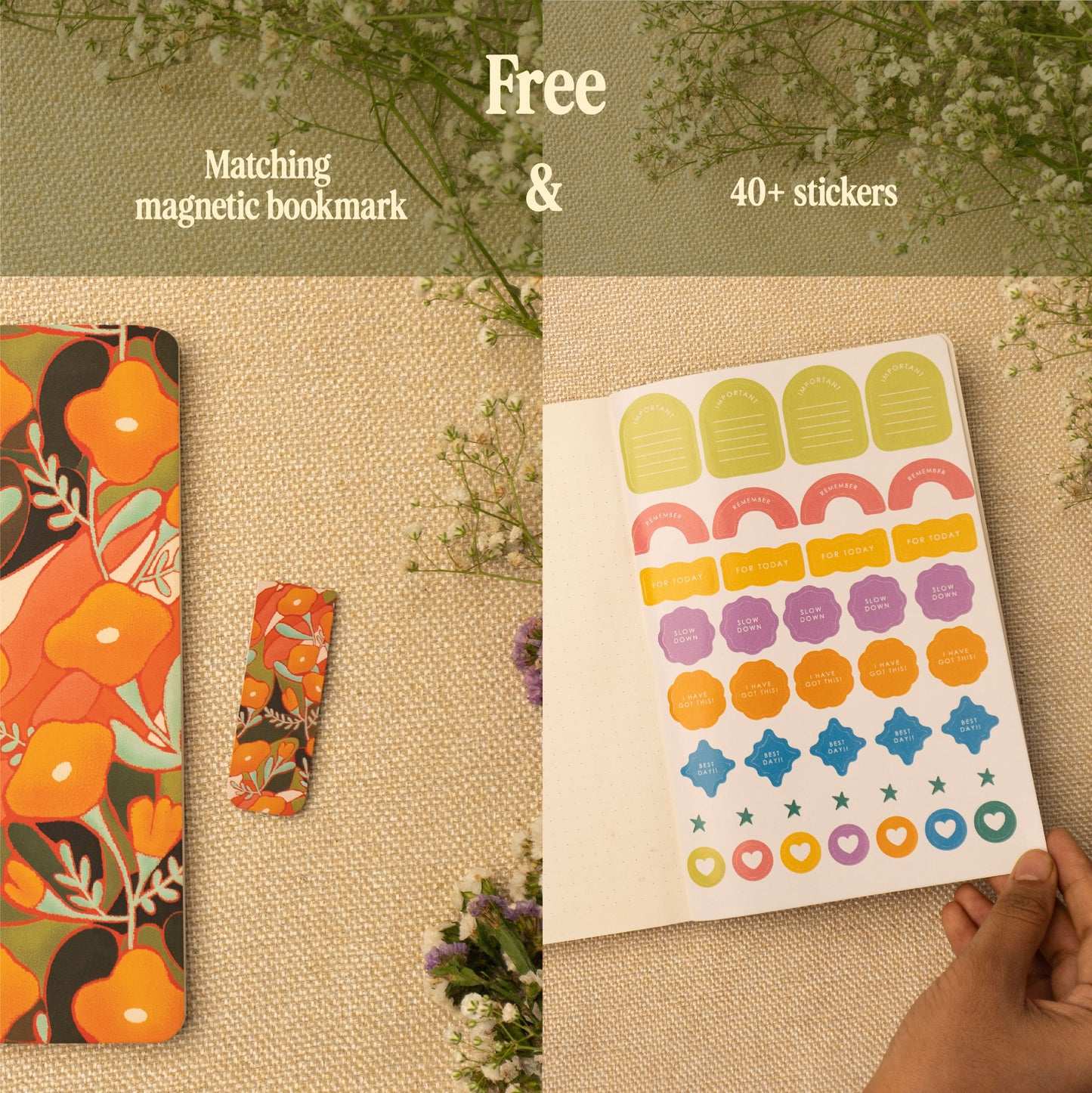 Autumn Bloom Daily Journal Notebook