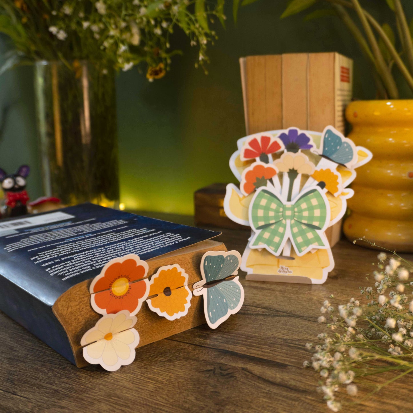Blossoms Whisper Bouquet Of Bookmarks