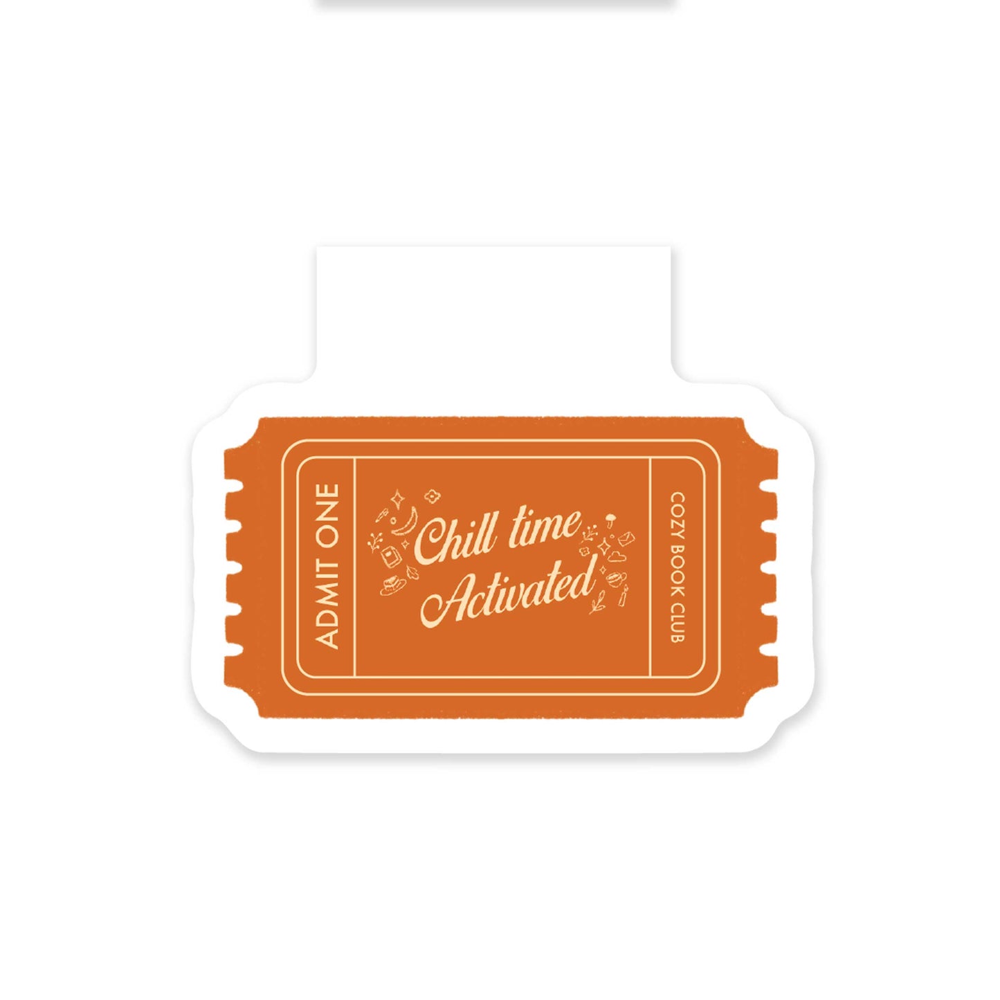 Chill Time Activated Magnetic Bookmark