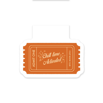 Chill Time Activated Magnetic Bookmark