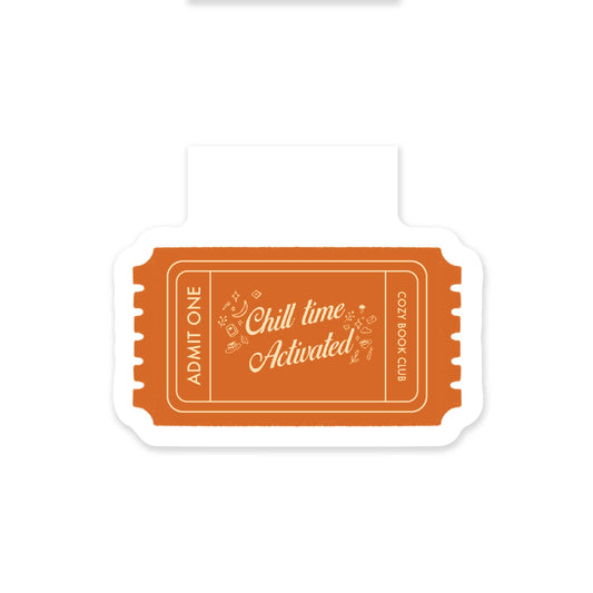 Chill Time Activated Magnetic Bookmark