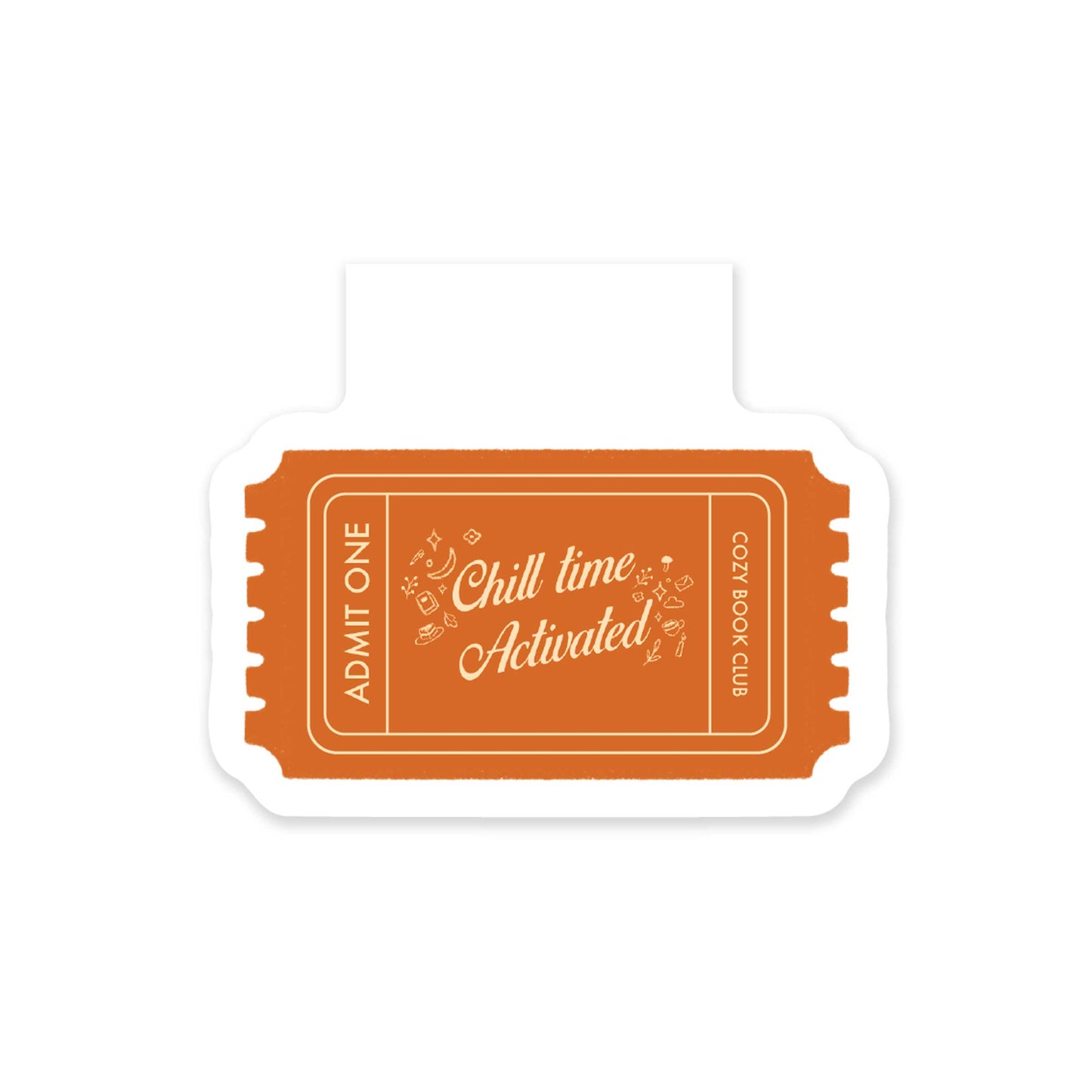 Chill Time Activated Magnetic Bookmark