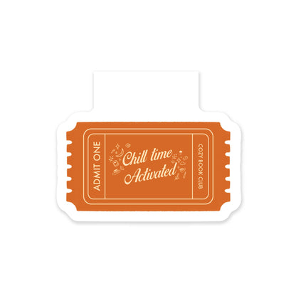 Chill Time Activated Magnetic Bookmark