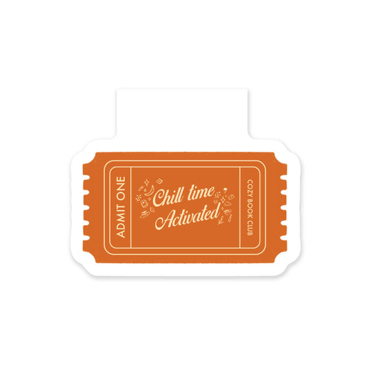 Chill Time Activated Magnetic Bookmark