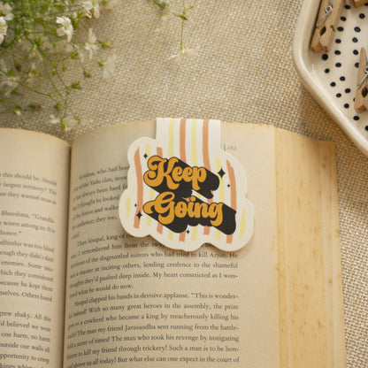 Keep Going Magnetic Bookmark