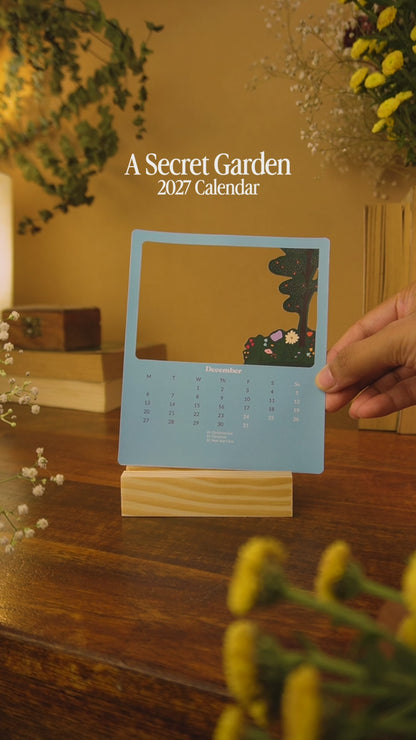 A Secret Garden 2027 Calendar