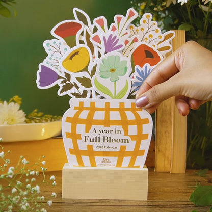 A Year In Full Bloom 2026 Calendar