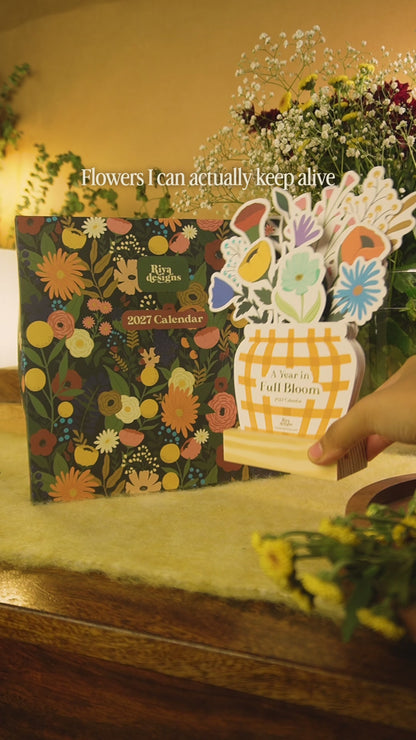 A Year In Full Bloom 2027 Calendar