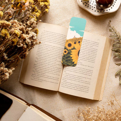 Sunflower Field Bookmark